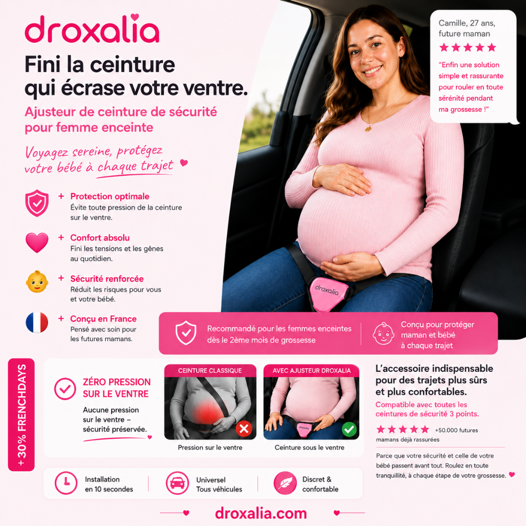 Ajusteur Ceinture  Grossesse droxalia™